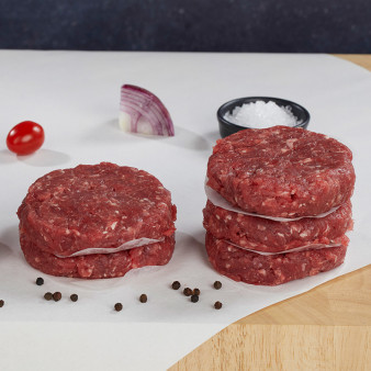 Steaks hachés pur bœuf surgelés 5% MG - 5 kg