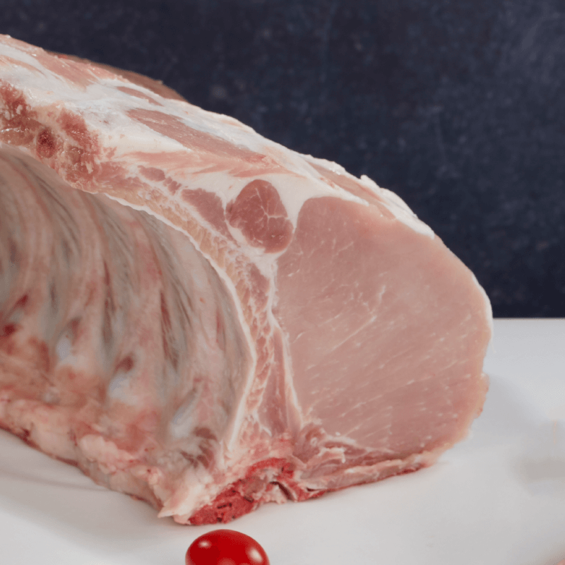 Rôti de porc avec os - 1 kg